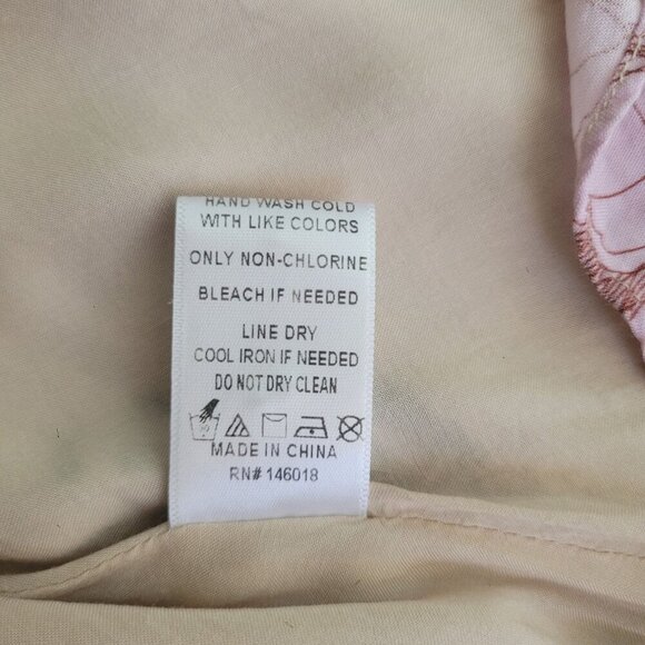 Lost + Wander s/s lilac/green floral faux-wrap dress size S - Picture 10 of 11